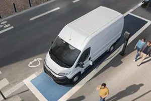 Peugeot e-Jumper vu du haut