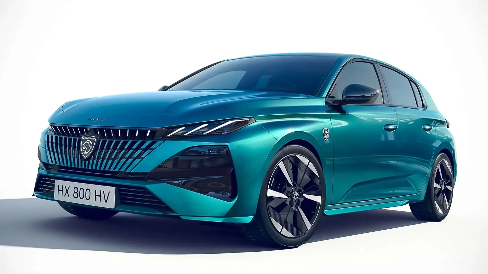 Nouvelle Peugeot 308 restylée 2025 bandeau d'accueil