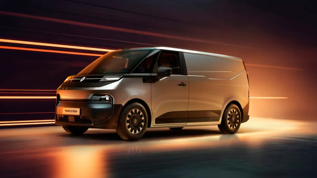 Renault Trafic E-Tech electric vue de devant