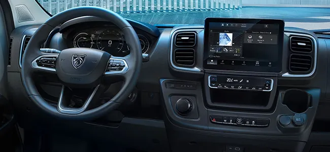 Design intérieur Peugeot Boxer