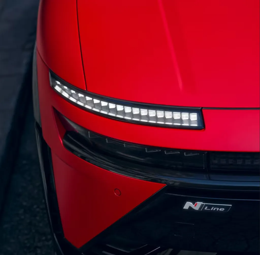 Vue de l'avant de la ioniq 3
