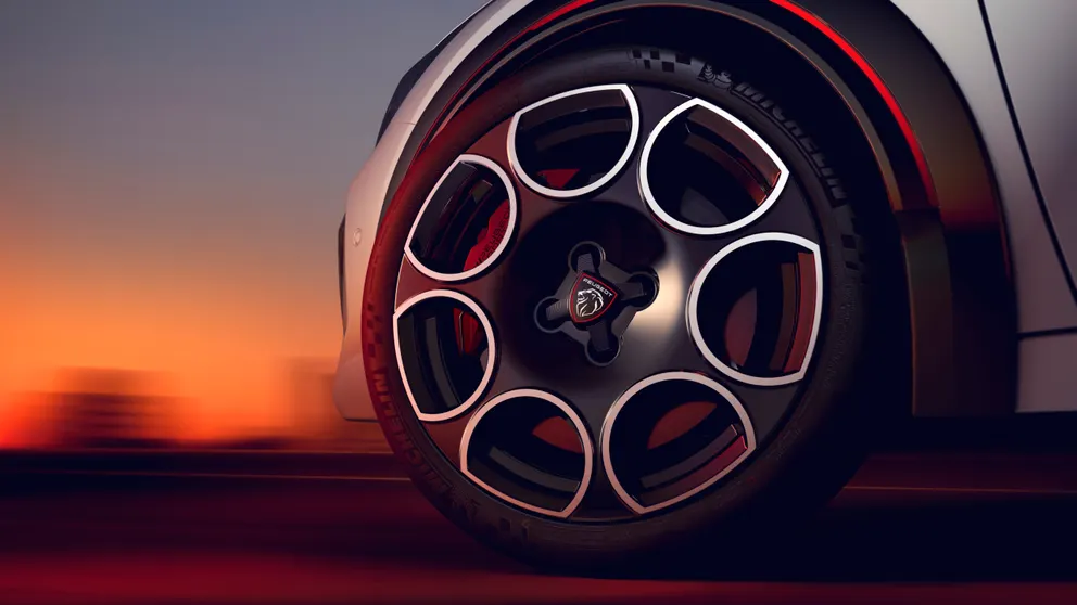 Peugeot E-208 GTi jantes