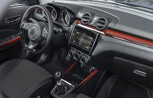 Design intérieur Suzuki Swift Sport Hybrid