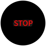 voyant stop rouge