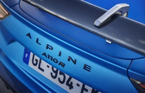 Alpine A110 R monogramme