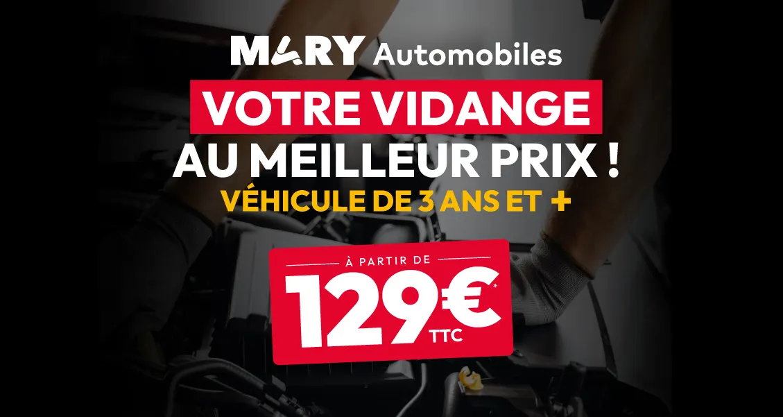 illustration offre Offre vidange - Réseau Mary Automobiles