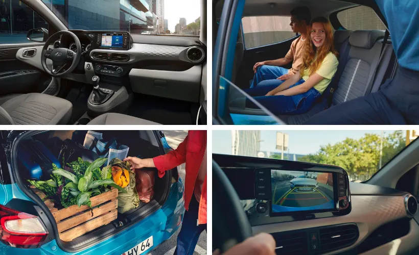Hyundai i10 design intérieur