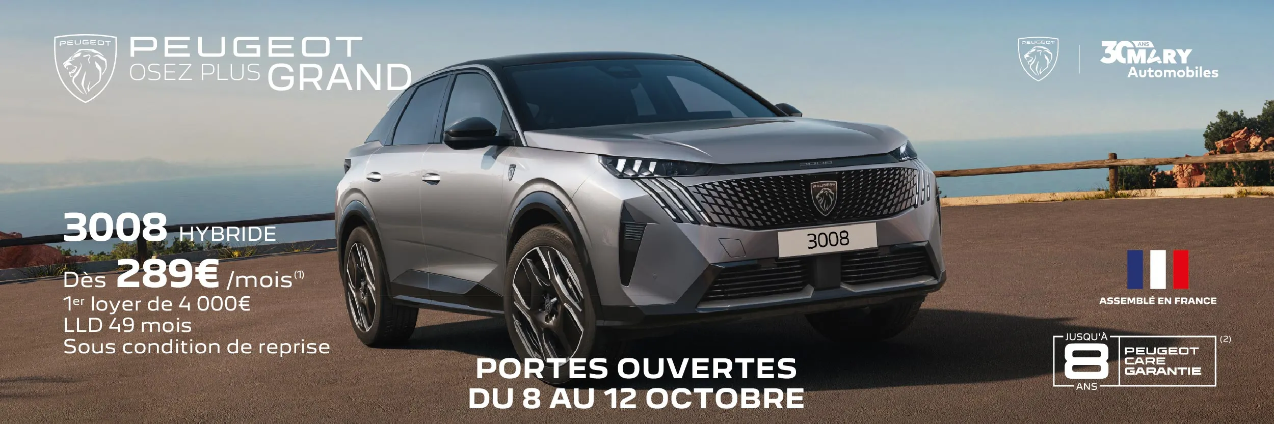 bandeau portes ouvertes peugeot octobre