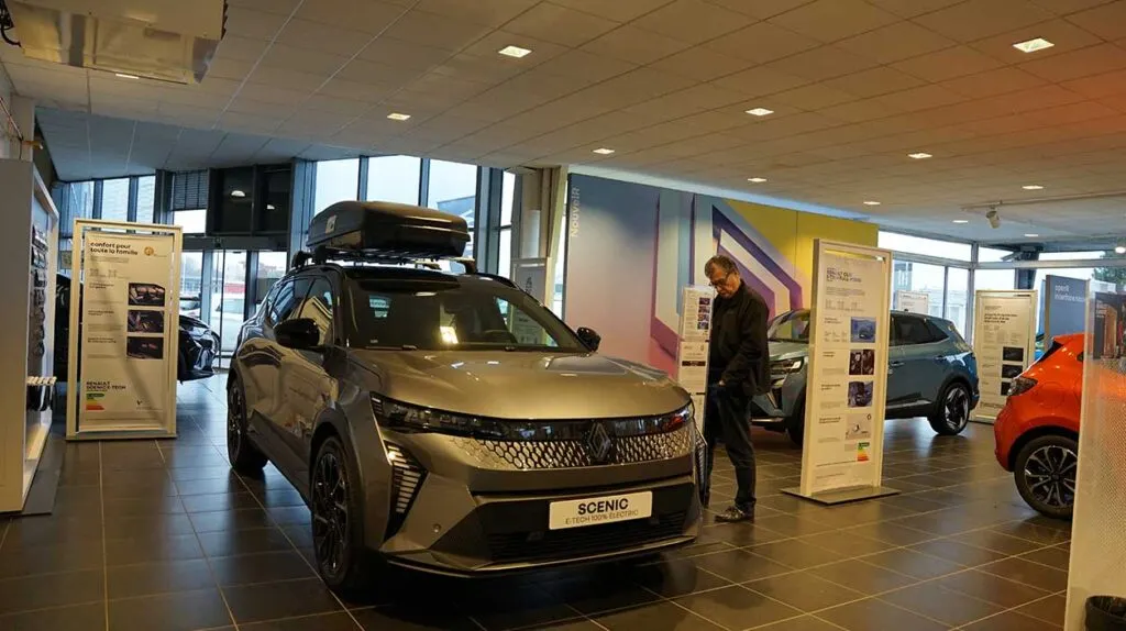 Une voiture électrique Renault