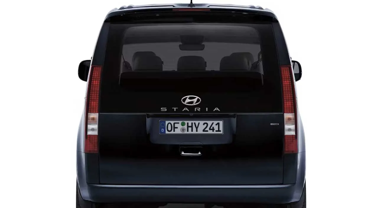 vue de derrière du hyundai staria