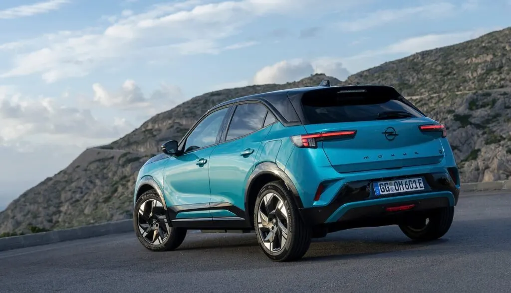 Opel Mokka Electric vue de l'arrière