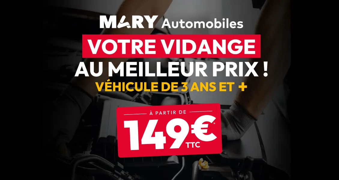 illustration offre Offre vidange - Réseau Mary Automobiles