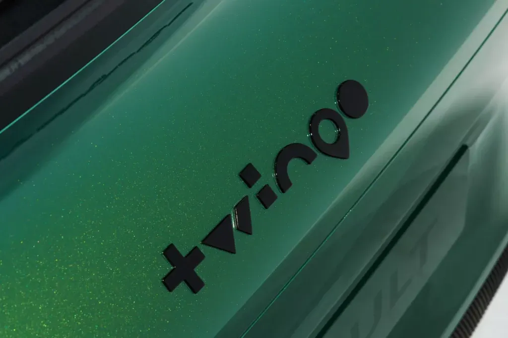 Logo de la nouvelle Renault Twingo électrique