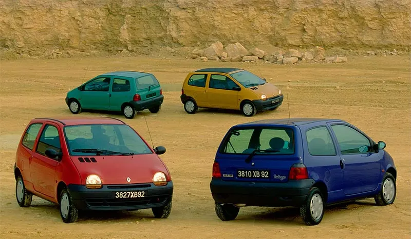 Les couleurs de la renault twingo