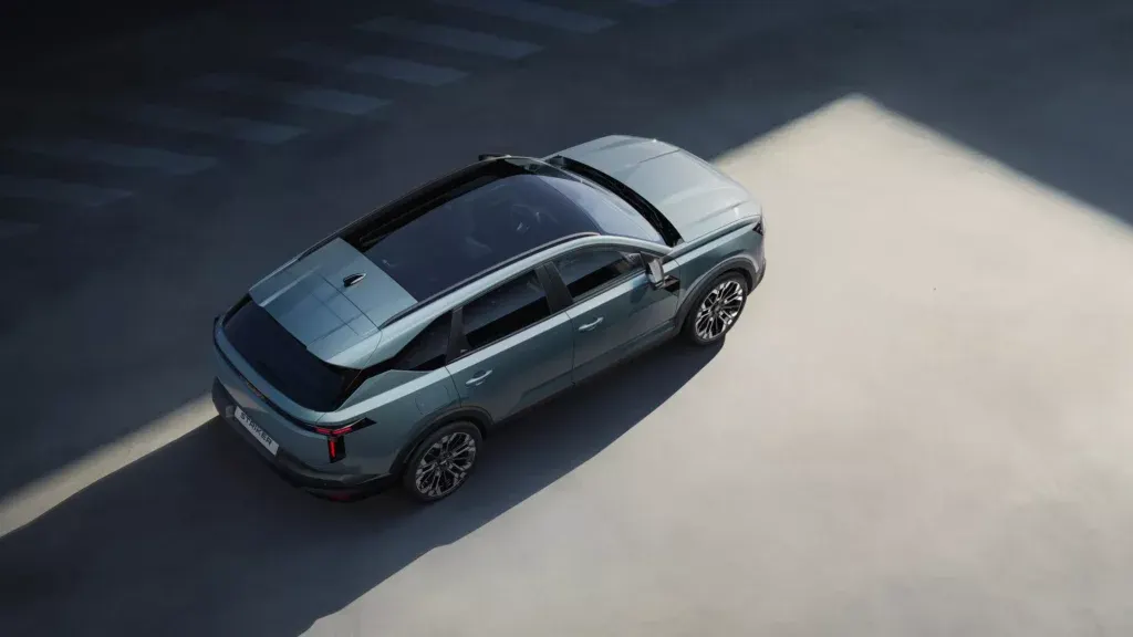 Dacia Striker vu du ciel