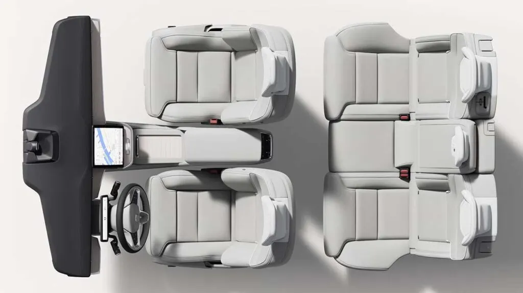 design intérieur de la volvo es90 2025