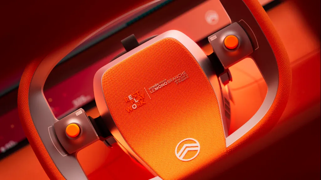 Le volant du Citroën Elo