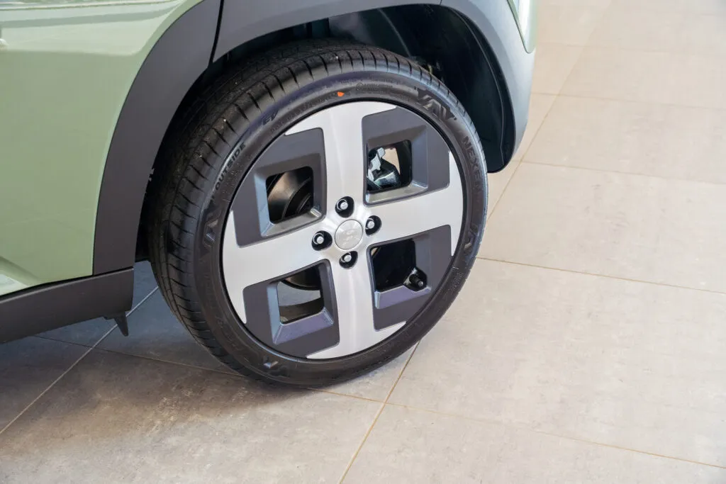 Pneus d'une Hyundai Inster