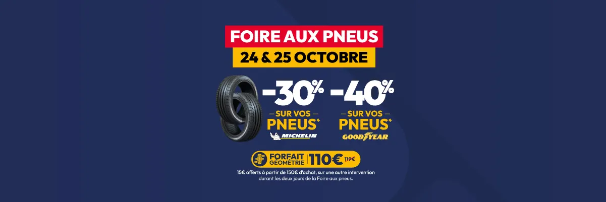 Bandeau Foire aux Pneus Amiens