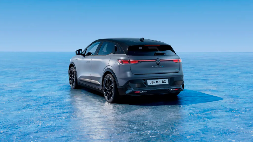 Vue du coffre de la Renault Megane