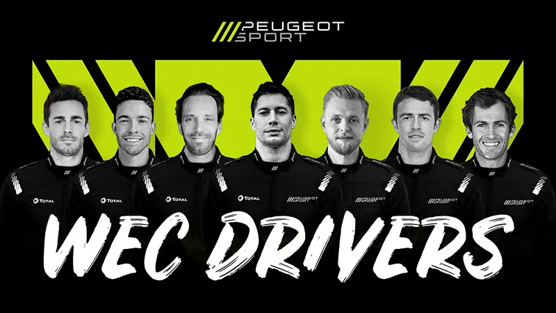 wec drivers peugeot sport hypercar