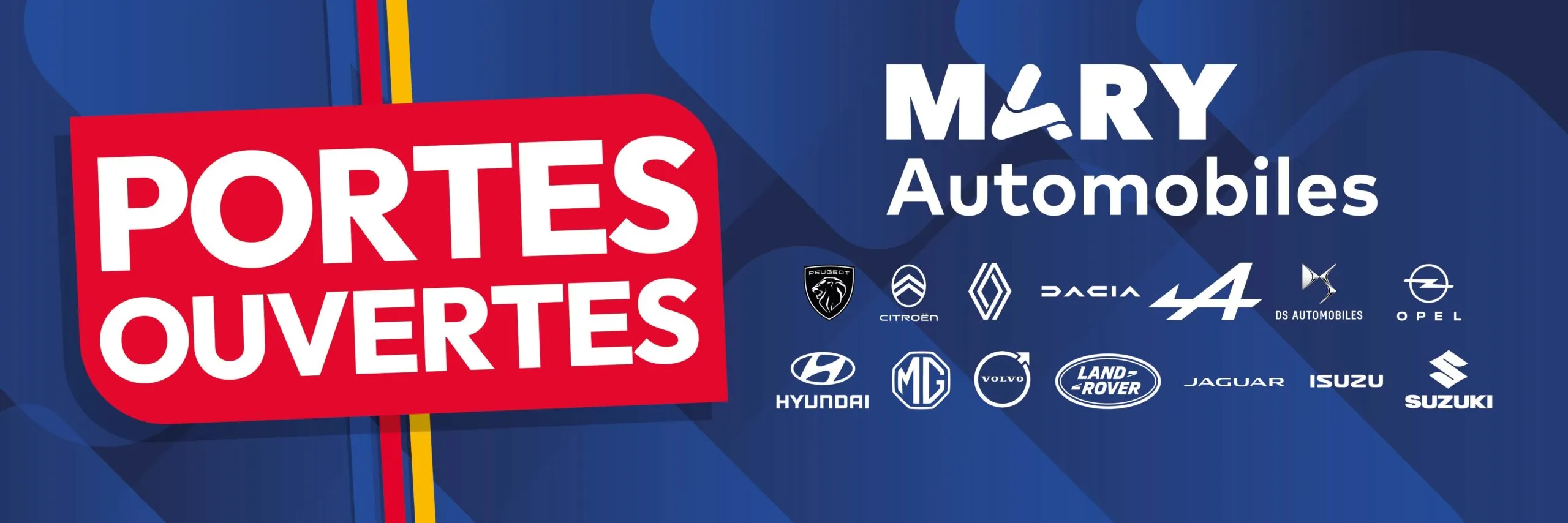 Visuel des portes ouvertes mary automobiles
