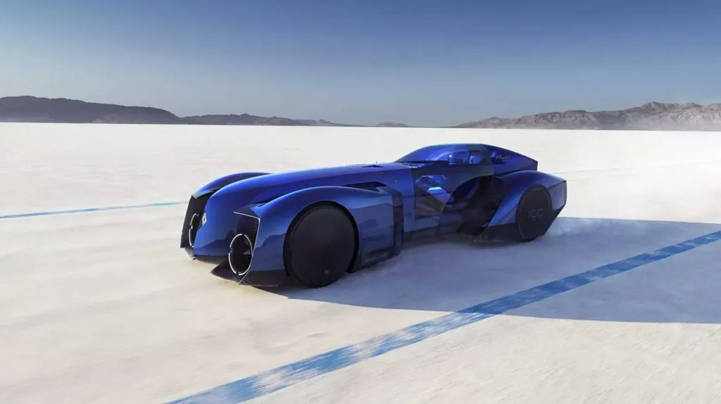Vue extérieure du Renault car concept