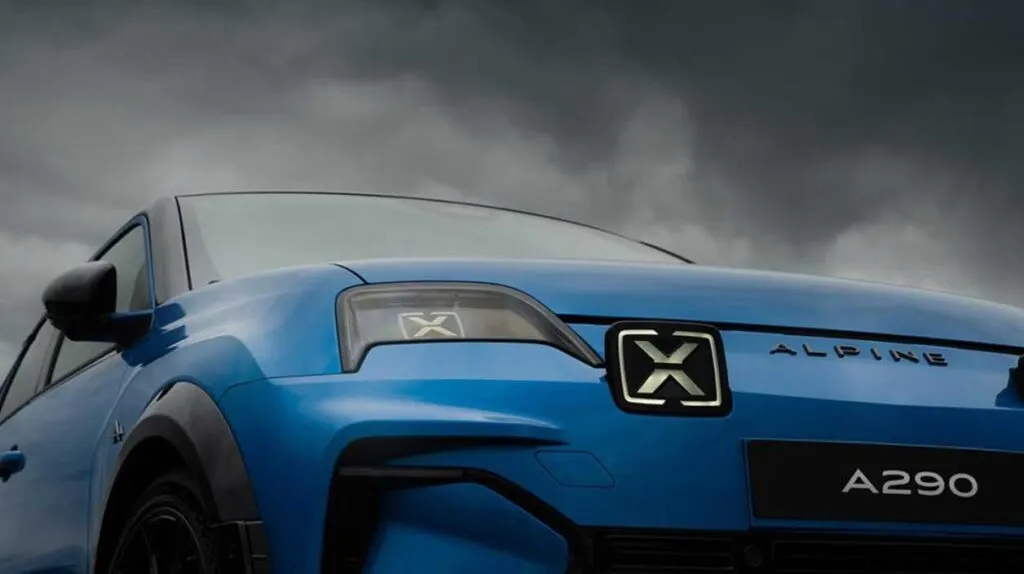 Détail extérieur de l'Alpine a290