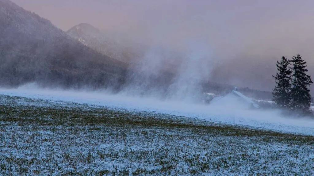 top 5 bonnes pratiques conduire en hiver paysage enneigé