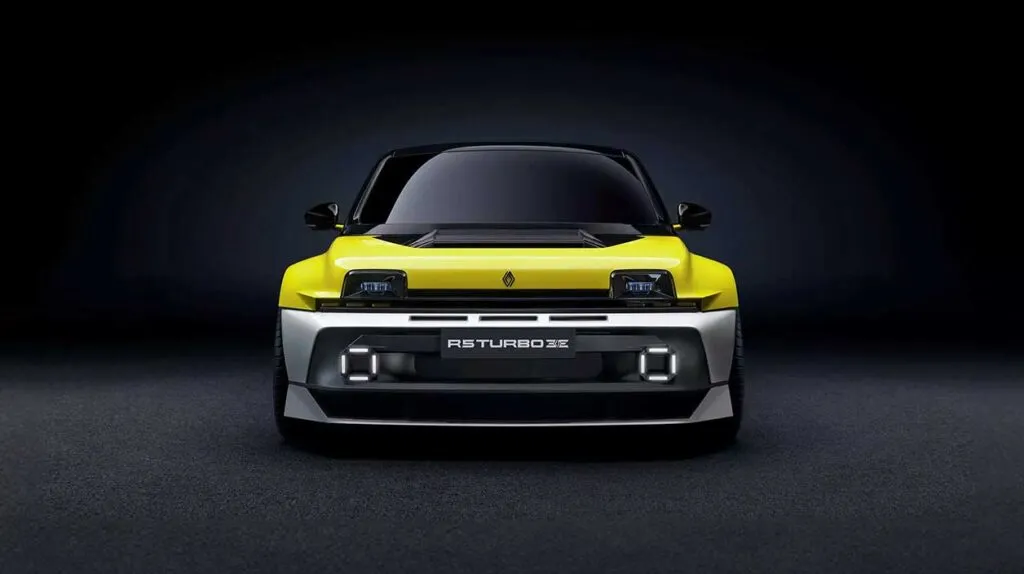 vue extérieure de devant de la R5 Turbo 3e