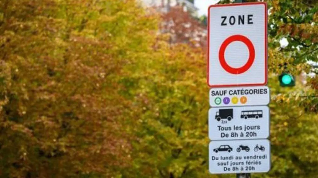 Panneau avec zone ZFE
