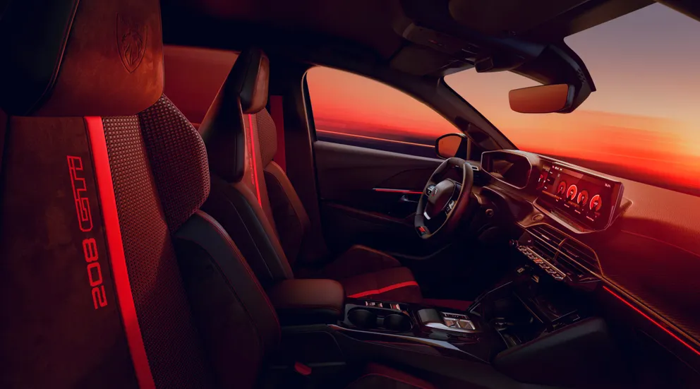 peugeot e-208 gti design interieur