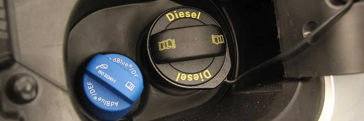 Bouchon AdBlue sur voiture