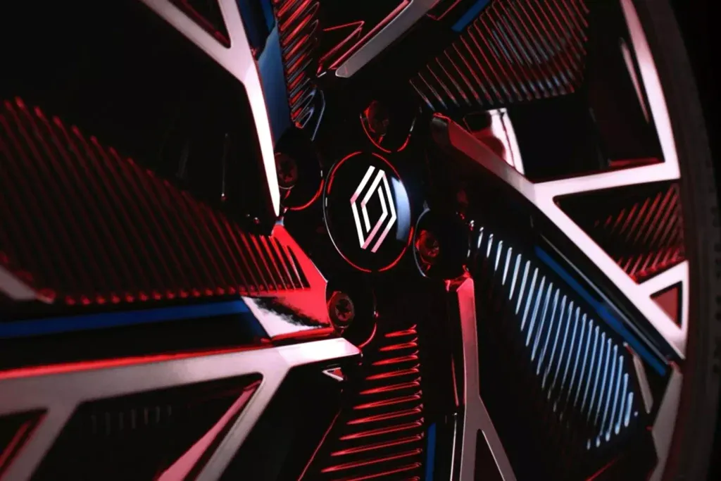 Jante avec logo Renault de la nouvelle Clio 6