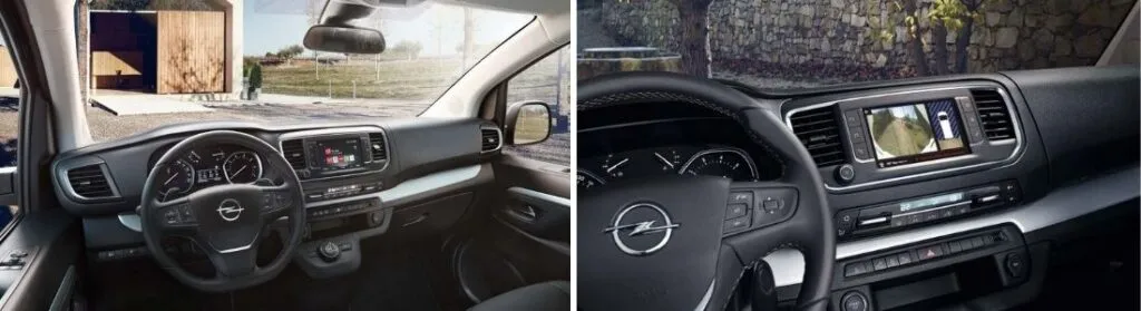 Opel Zafira Life design intérieur