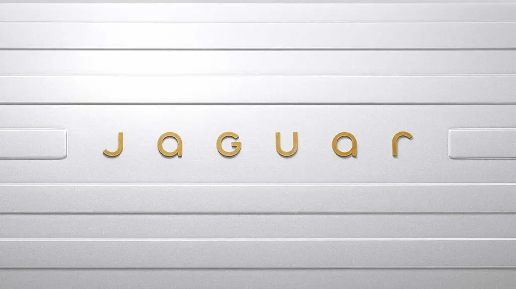 Nouveau logo écrit de la marque jaguar