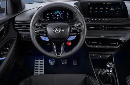 Hyundai i20 N design intérieur volant