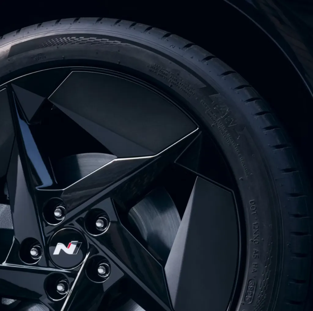 vue de la jante de la ioniq3