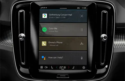 Volvo C40 recharge intérieur