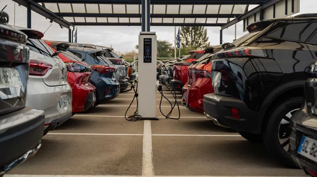 Borne de recharge dans une concession Mary Automobiles