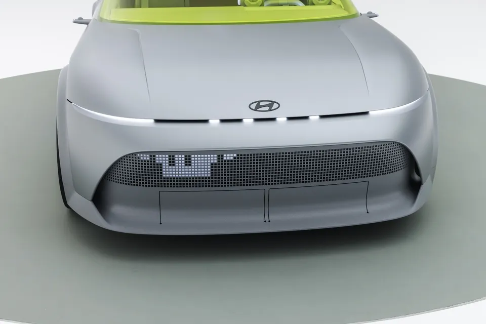 Hyundai Concept three vue de la calandre