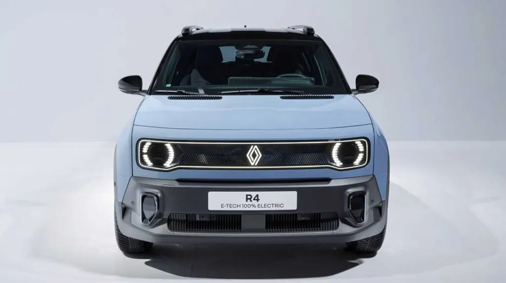 Vue extérieure de la Renault R4 e-tech