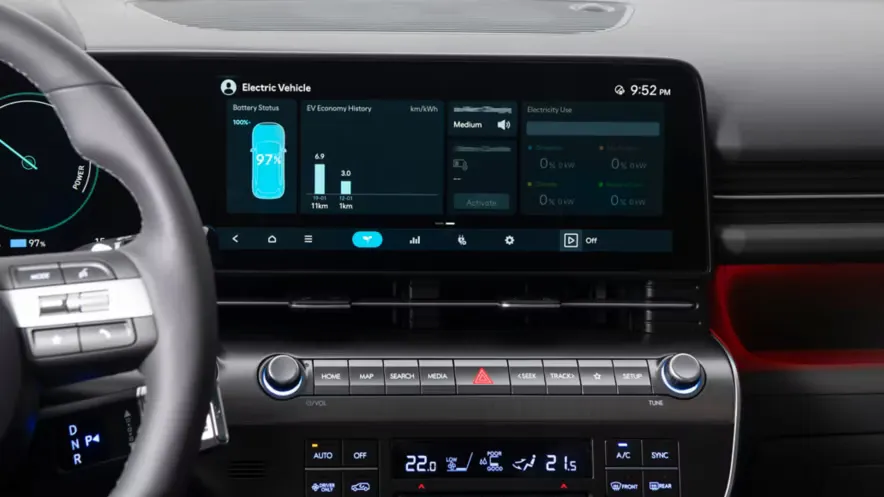 Intérieur digital avec double écran 12,3’’
