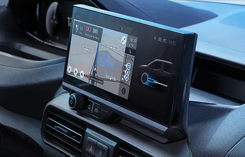 Nouvel habitacle Peugeot E Partner