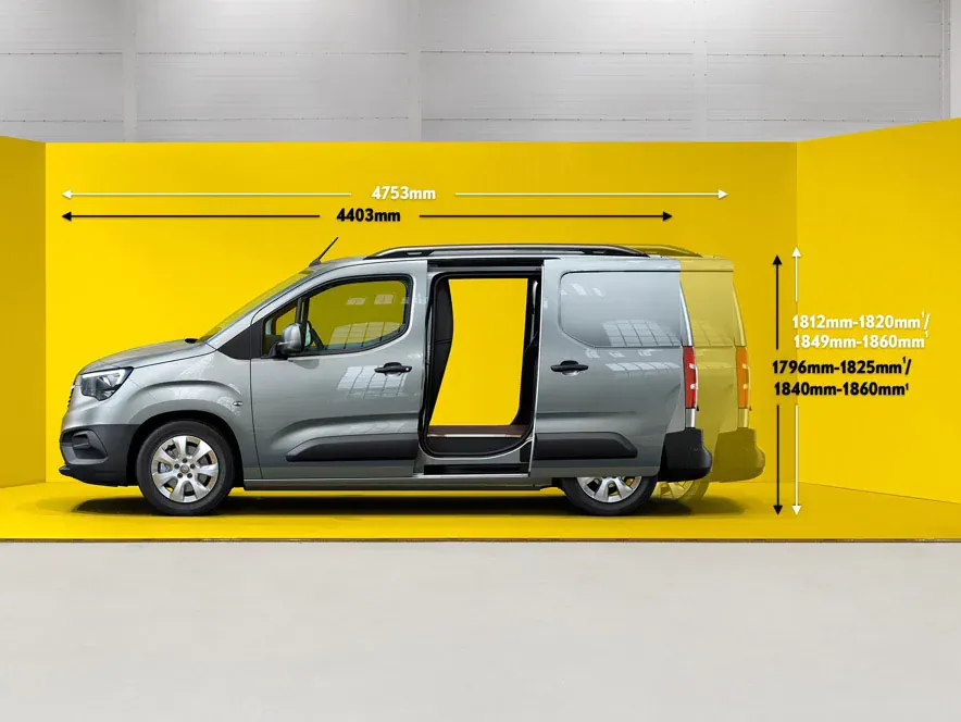 Opel Combo Cargo dimensions