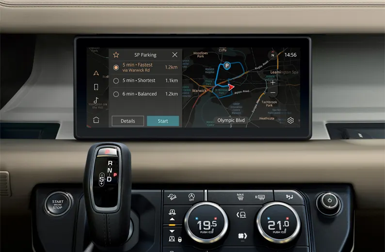 Land Rover Defender technologie