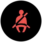 voyant ceinture rouge