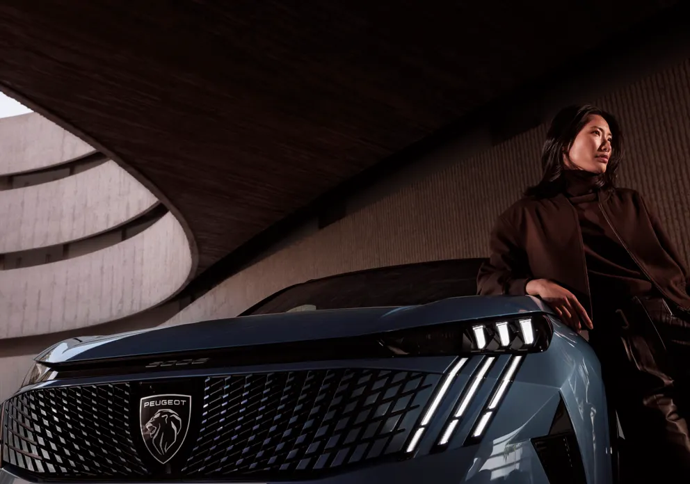 Calandre couleur caisse et bandeaux noir laqué