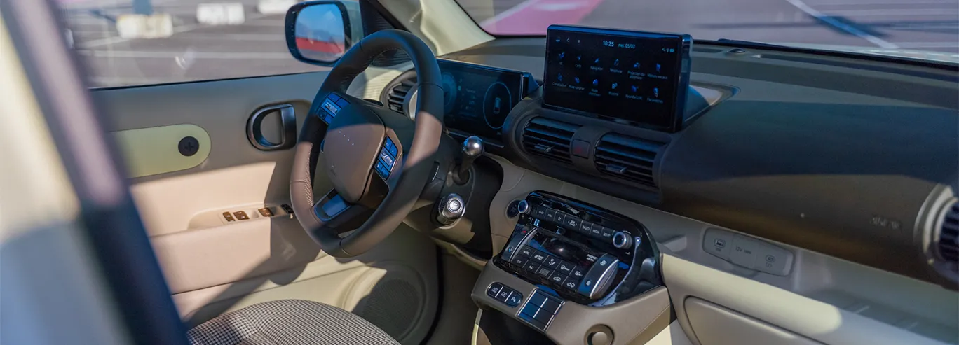 Nouveau véhicule Hyundai Inster design interieur