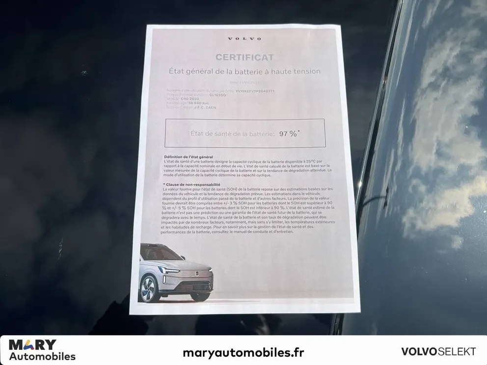 Véhicule occasion 224475 - volvo C40 - Photo 22